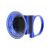 Blue decorative horn with mounting clamp