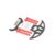Carbon fiber RC car parts with red posts