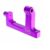 Purple anodized CNC aluminum mounting bracket