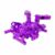 3Racing Sakura SAK-D6808/PU Belt Drive Bulkhead for Auper D6 - Purple
