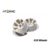 Pair of white S20 RC car wheels