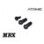 Atomic MRX black rod ends with screw