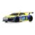 Blue and yellow Audi R8 race car