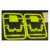PN Racing Body Mounting Kit Set Yellow For PNR Concept C9 Body 600521Y